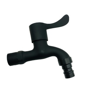 Imitation stainless steel knife handle black washing machine faucet balcony bathroom quick opening faucet mop pool faucet