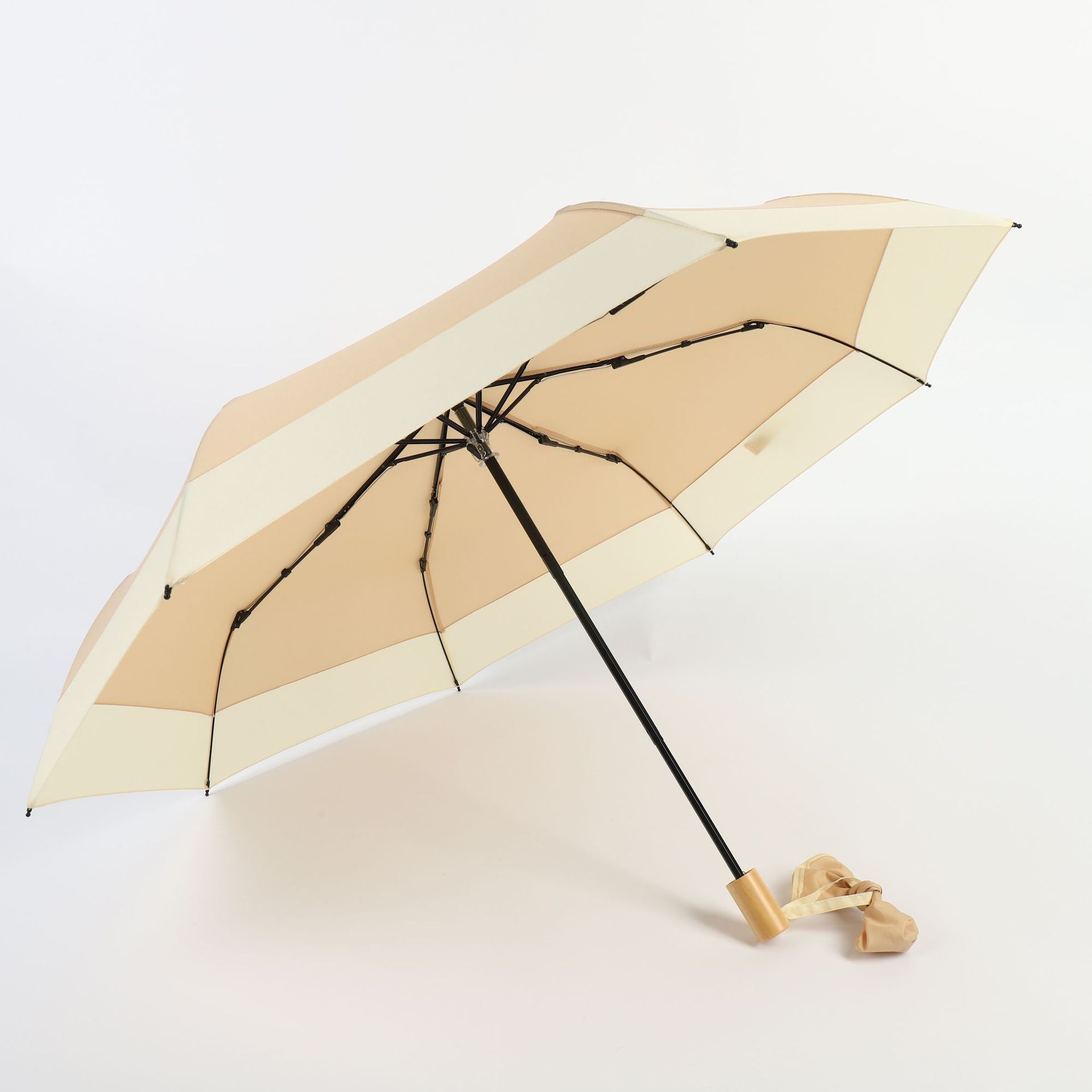 モチモチクリームアンズ傘-木柄