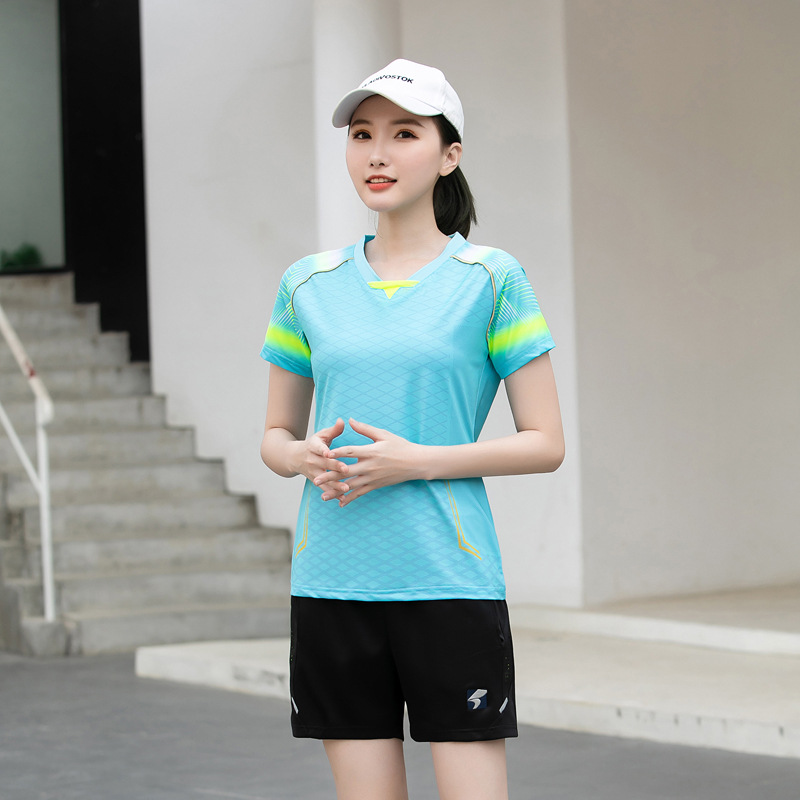 Women's B5122 light blue +063 black shorts