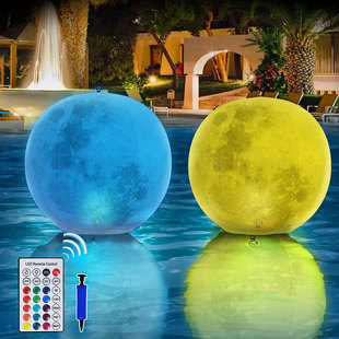 LED solar luminous ball lamp outdoor lighting lawn landscape atmosphere lamp swimming pool decorative lamp garden lamp