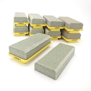 Horseshoe Grinding Block Square Grinding Block Nylon Fiber Sponge Polishing Piece Stone Grinding and Polishing Diamond Grinding Block