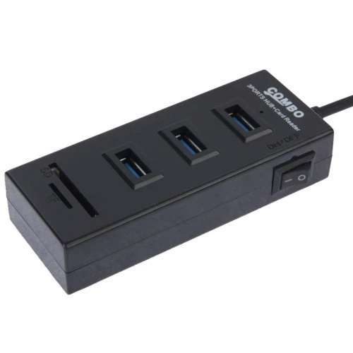 DM-HC05 переключатель USB2.0HUB с USB-картридером SDTF 2.03 порт хаб COMBO многоинтерфейсный