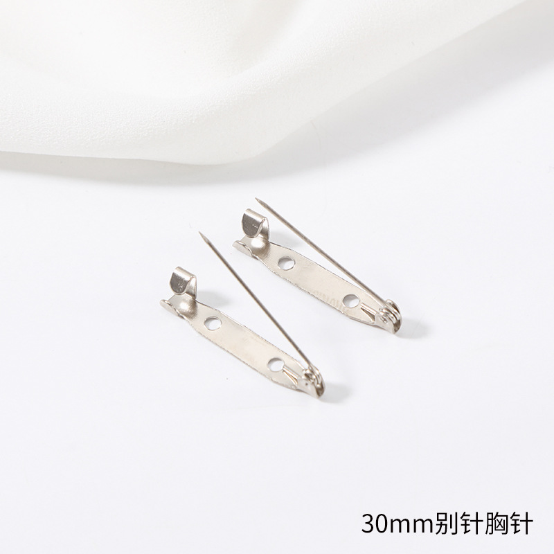 ピンの安全針の胸の花の底のボタンの針はロックの頭のネクタイのブローチの手作りのdiyの毛の服のボタンの部品の材料を持ちます。