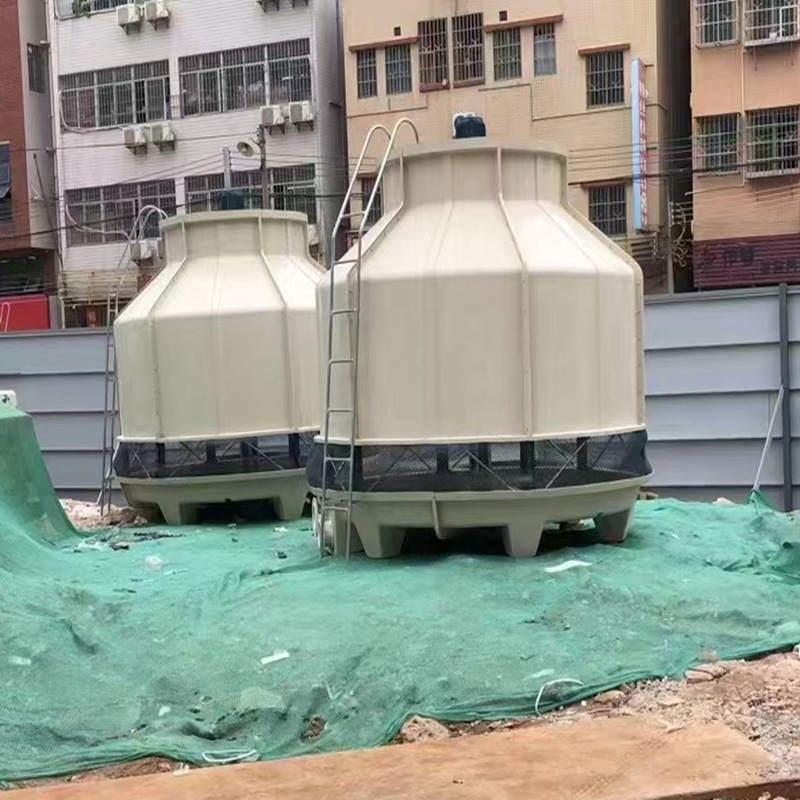125吨降温塔厂家直销中央空调降温玻璃钢冷却塔低噪音