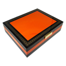 工厂定制 多色分色亮光礼品盒 烤漆海参茶叶木盒 高档礼盒定做