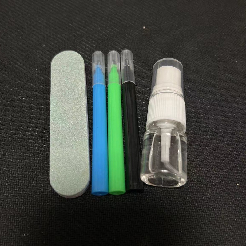 Magic three-color marker blue green black marker password mark does not drop remember clean water with polishing rod