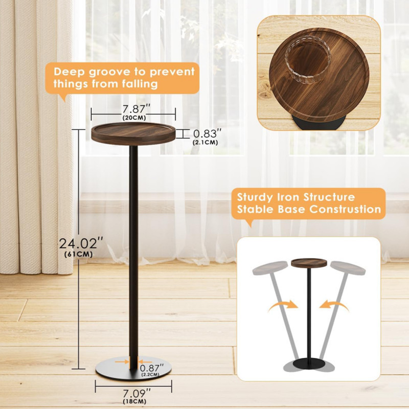 Cross-border small round table small coffee table table next to living room sofa drink table side table living room coffee table drink table 5