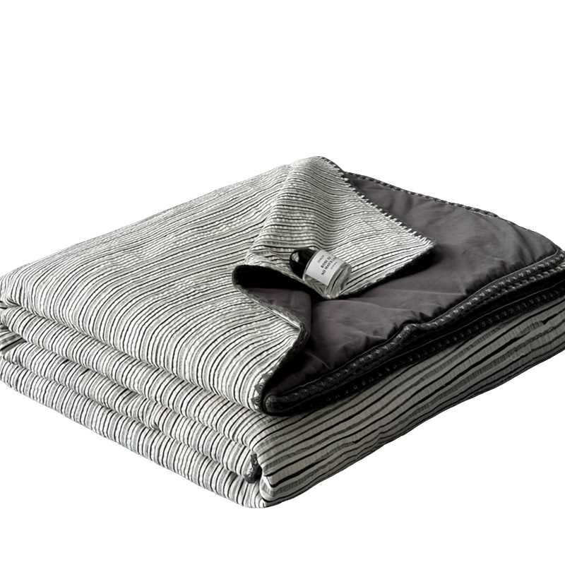 Edredón de verano jacquard de algodón de clase A Edredón de aire acondicionado de algodón puro lavable a máquina Edredón fino de verano dormitorio de estudiantes
