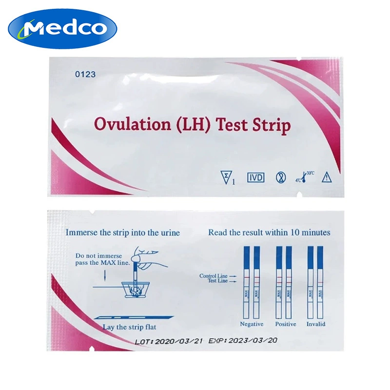 Эксклюзивная английская упаковка для теста на овуляцию LH, тест-полоски для определения овуляции, карта для определения овуляции
