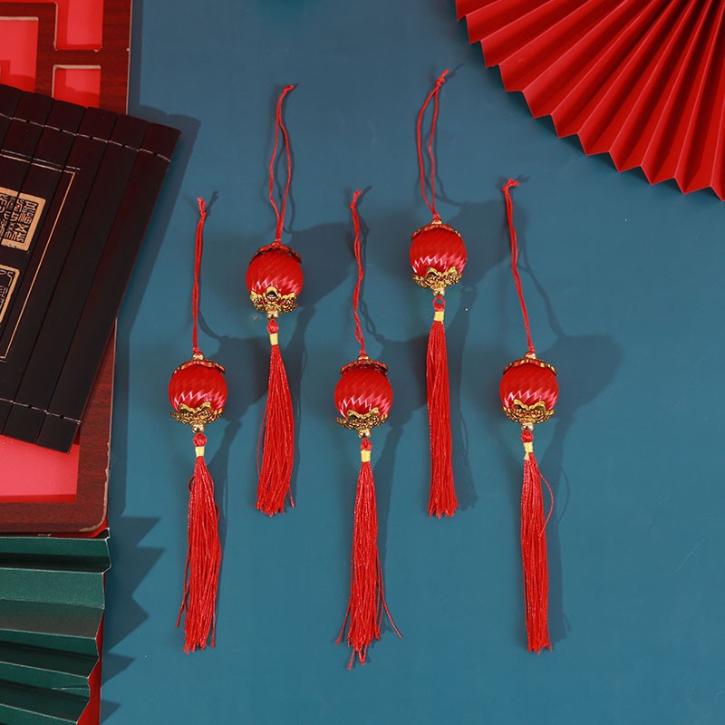 Dorado tarjeta de felicitación de Año Nuevo León tarjeta colgante Año Nuevo snack flor bendición cubo decoración colgante bendición tarjeta Festival de Primavera etiqueta festiva