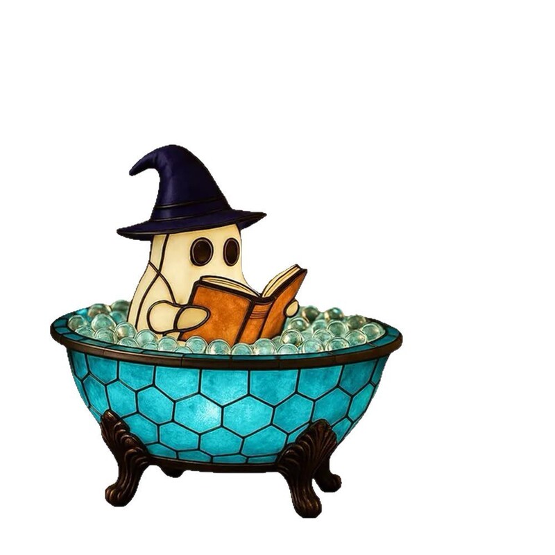 国境を越えた新製品2024 Ghost Campfireフリップリングナイトライトハロウィーン夜灯|undefined