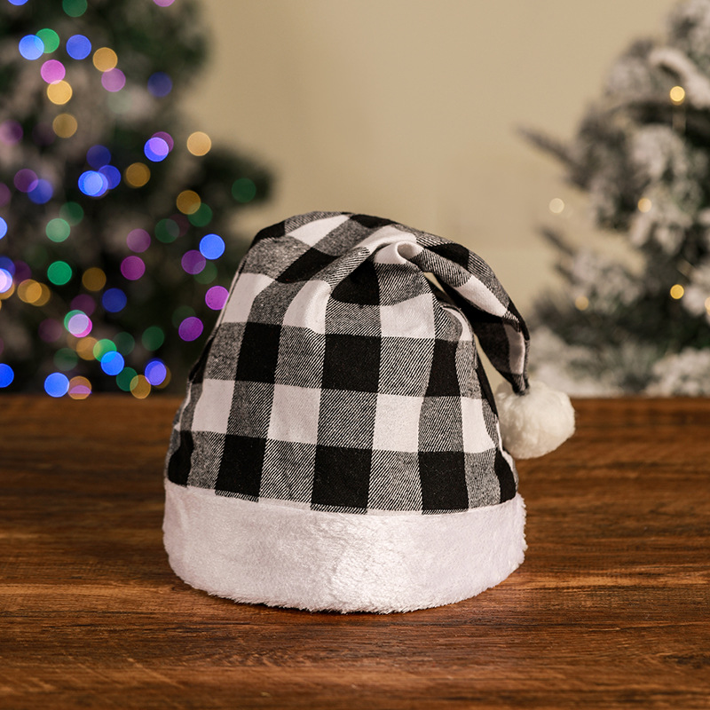 SDM-78黑白格子帽