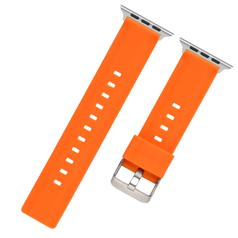 アップルのオリジナルバンドの高級感iwatchバンドのインターフェースはs 10シリコンバンドの銀色のクイックリリース22mmを適用します。|undefined