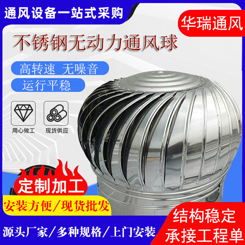 山东聊城通风设备厂家生产无动力风帽屋顶通风器无动力风球型号全