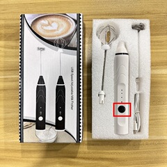 電動卵泡立て器、ハンドヘルド家庭用ミニミキサー、ワイヤレスキッチンミルク泡立て器、ミルク泡立て器、クリーム泡立て器