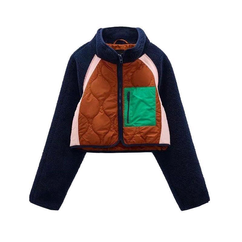autumn velvet short small design jacket