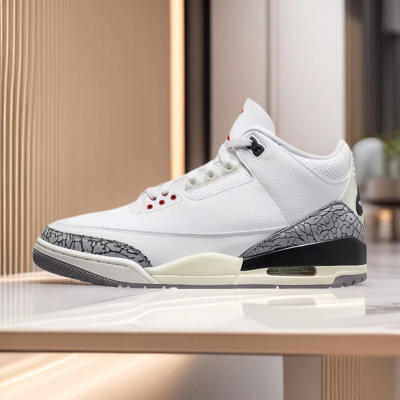 Putian High-End Cross-Border Aj3 Mid-High Top Wear-Resistant Shock-Absorbing Lightweight Breathable Trendy Unisex Sports Casual Basketball Shoes