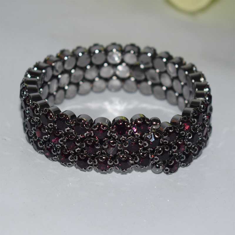 Europe and the United States cross-border exaggerated large rhinestone arm bracelet stage performance party crystal jewelry accessories wholesale