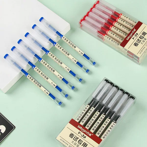 Baitong V36 Gel Pen Large Capacity Simple Classy Signature Pen Test Pen Writing Pen High Appearance