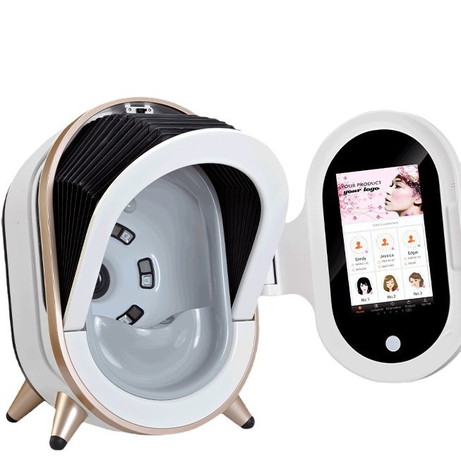 Detector de piel inteligente M9 transfronterizo, analizador de piel de cara completa, instrumento de prueba 3D, instrumento de gestión de pruebas de piel