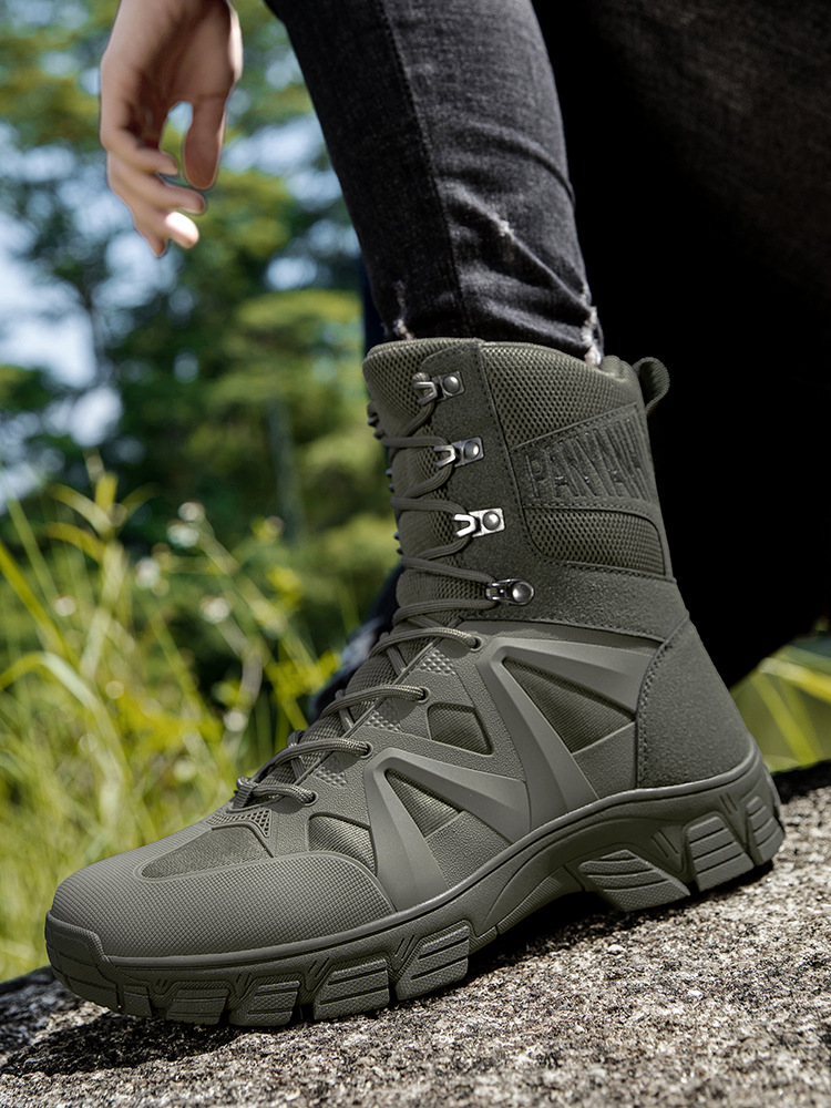 Martin botas grandes zapatos de caminata del desierto para hombres botas militares anti-colisión anti-patada botas tácticas al por mayor transfronterizas