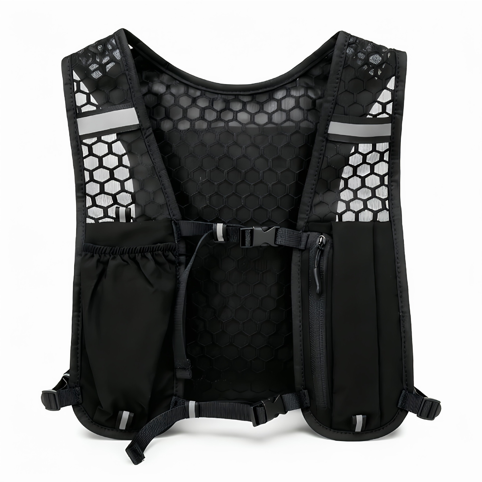 Running Phone Pouch, Outdoor Hiking Vest, Cycling and Hiking Storage Backpack, Water Bottle Bag, Lightweight Sports Bag