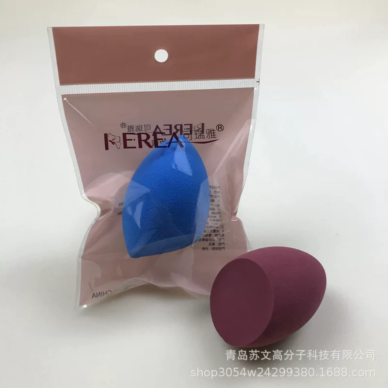 Cosmetic sponge, makeup primer drop-shaped, soft heel, pack