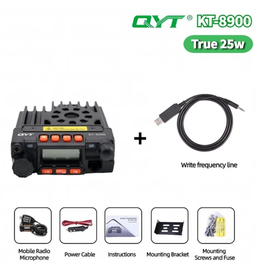 QYT mini carro QYTKT8900 radio de alta potencia estación de radio al por mayor