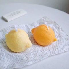 3D Simulation Lemon-Shaped Plaster Aroma Candle Silicone Mold – Creative Mousse, Jelly, and Pudding Molding Tool