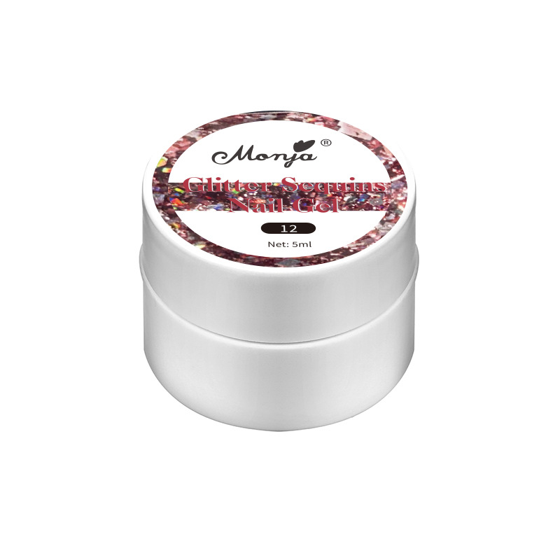 12 #5ml pegamento de esmalte de uñas flash Rubik's Cube/5599