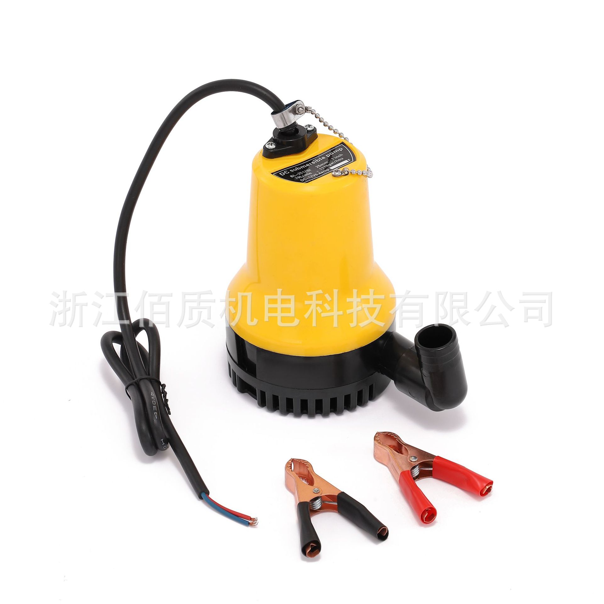 直流泵12v24v小黄泵太阳能水泵船用泵鱼缸泵塑料潜水泵