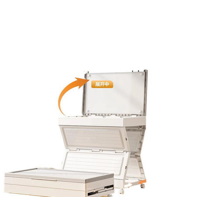 衣服收纳箱带滑轮被子衣物玩具大容量储物箱子折叠带盖整理箱