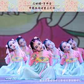 云川之舞雅韵倾城少儿古典舞花蝴蝶掌中宝同款女童襦裙汉服演出服