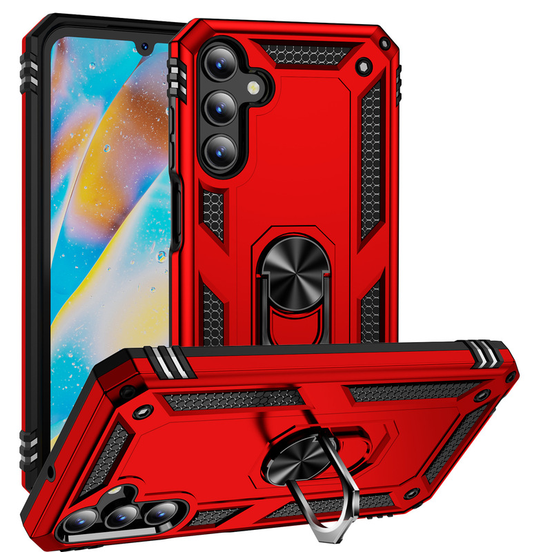 Cross-border new SAM Galaxy A05S armour phone case Samsung A05 car bracket drop-resistant