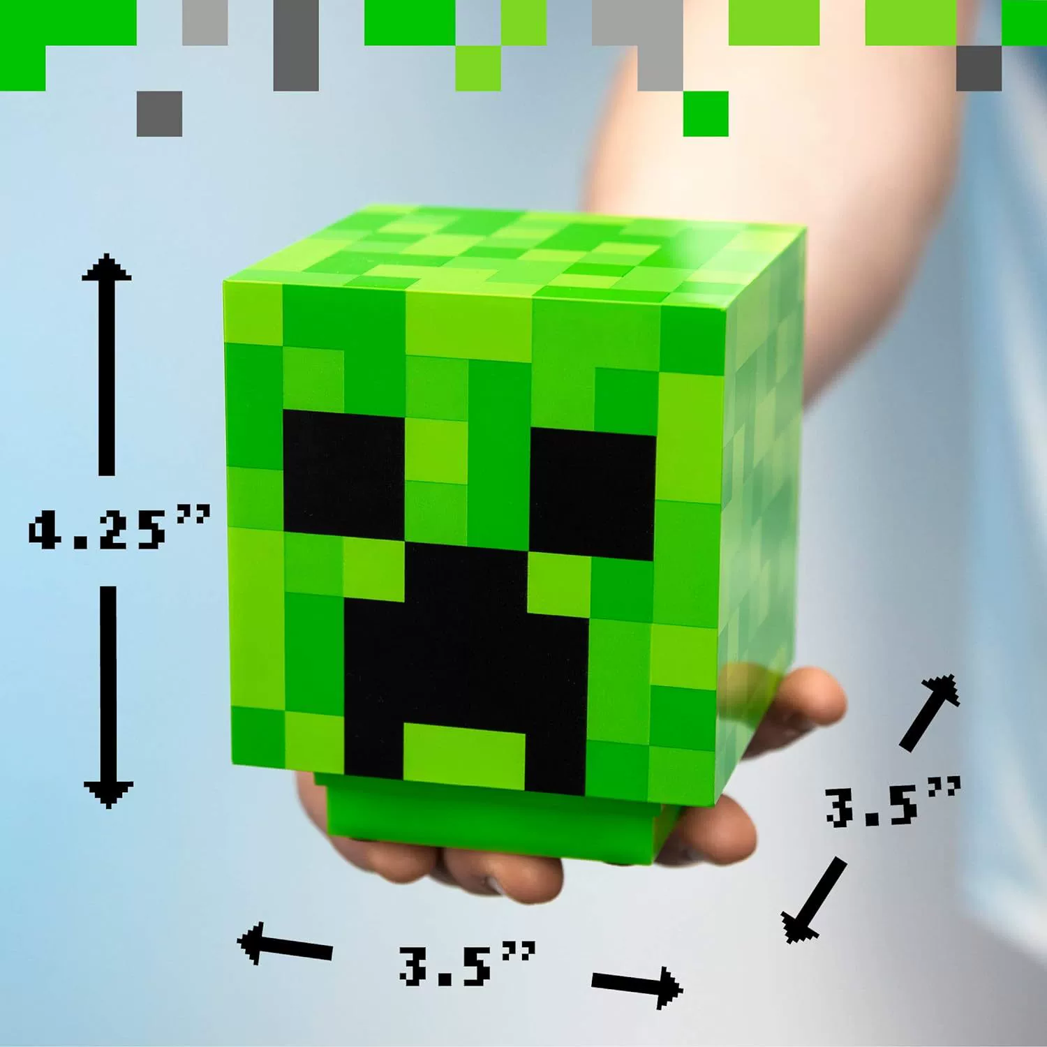 Ночник (Minecraft) Creeper/свинка/TNT, батарейный или перезаряжаемый, детская игрушка-подарок