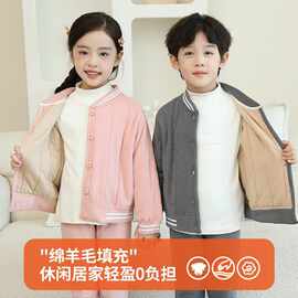 校服冬季小学生保暖棉衣内胆加厚夹棉儿童棉服男童女童棒球服外套