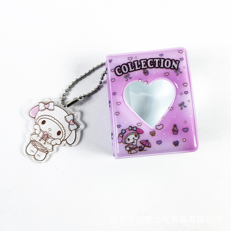 아크릴 펜던트가 달린 핑크 멜로디