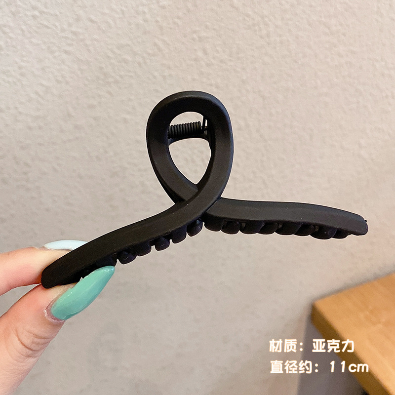 Pinza de agarre para el cabello pequeño de la celebridad de Internet pinza para el cabello en la parte posterior de la cabeza para el cabello simple femenino