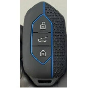 Car key bag key case Turkish new silicone - blue