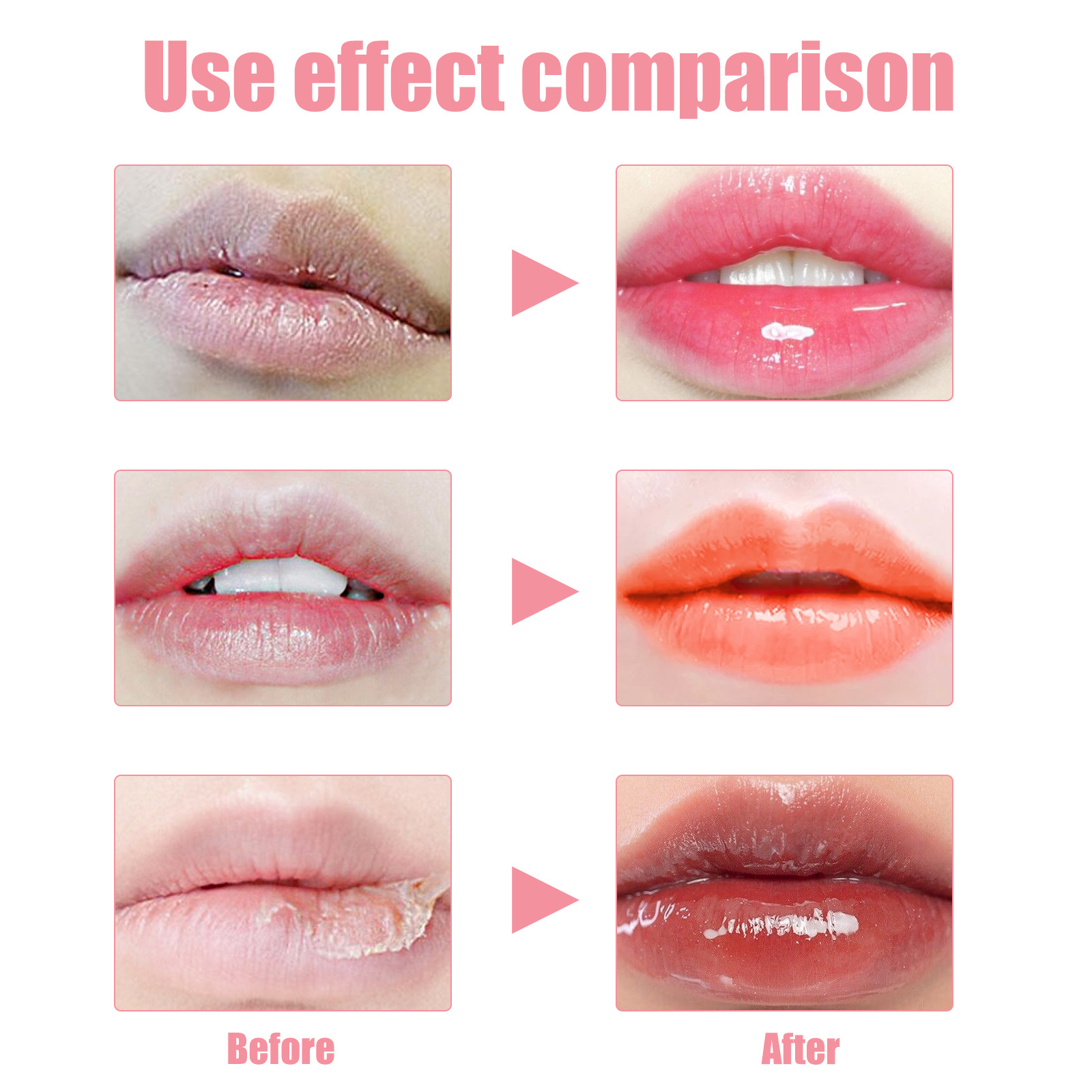 EELHOE Glaze Rich Care desvanece las líneas y humecta el aceite de color de labios Aqua Glass_voghion.com