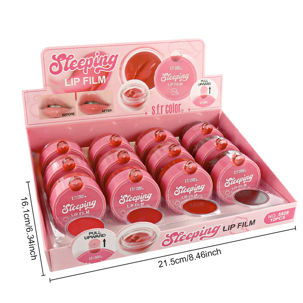 s.f.r. color rejuvenecedor humectante desvanecimiento lipstick buenas noches lipstick cepillo