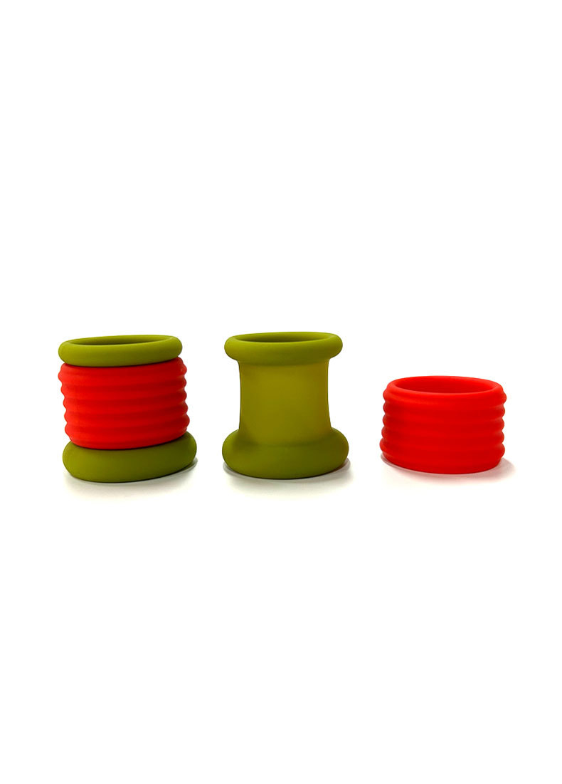 Silicone Locking Penis Ring, Manual Delay Ring for Men, Adult Sex Toy — detail image 5