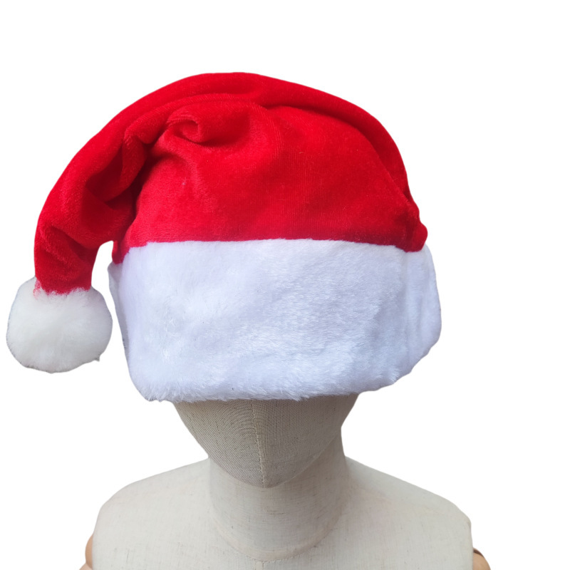 子供のクリスマスの服クリスマスのマントクリスマスのショールのマントのサンタクロースの服の女性のベルベットのクリスマスの帽子|undefined