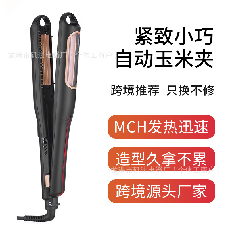 Cross-Border High-Power Corn Silk Curling Iron Electric Hair Curler 32mm Automatic High Cranial Top Curling Iron