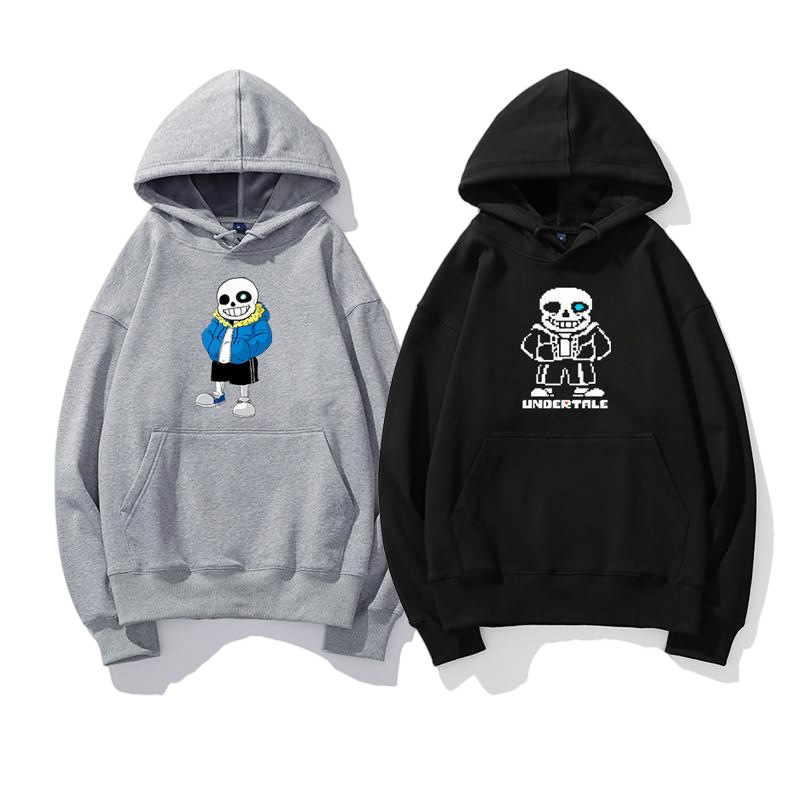 传说之下骷髅兄弟连帽卫衣男undertale sans游戏周边外套衣服学生