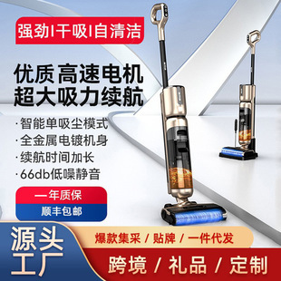 Cross-Border Household Floor Scrubber, Intelligent Self-Cleaning Mopping Machine, Voice Wireless Hand-Push Suction and Mopping All-In-One Machine