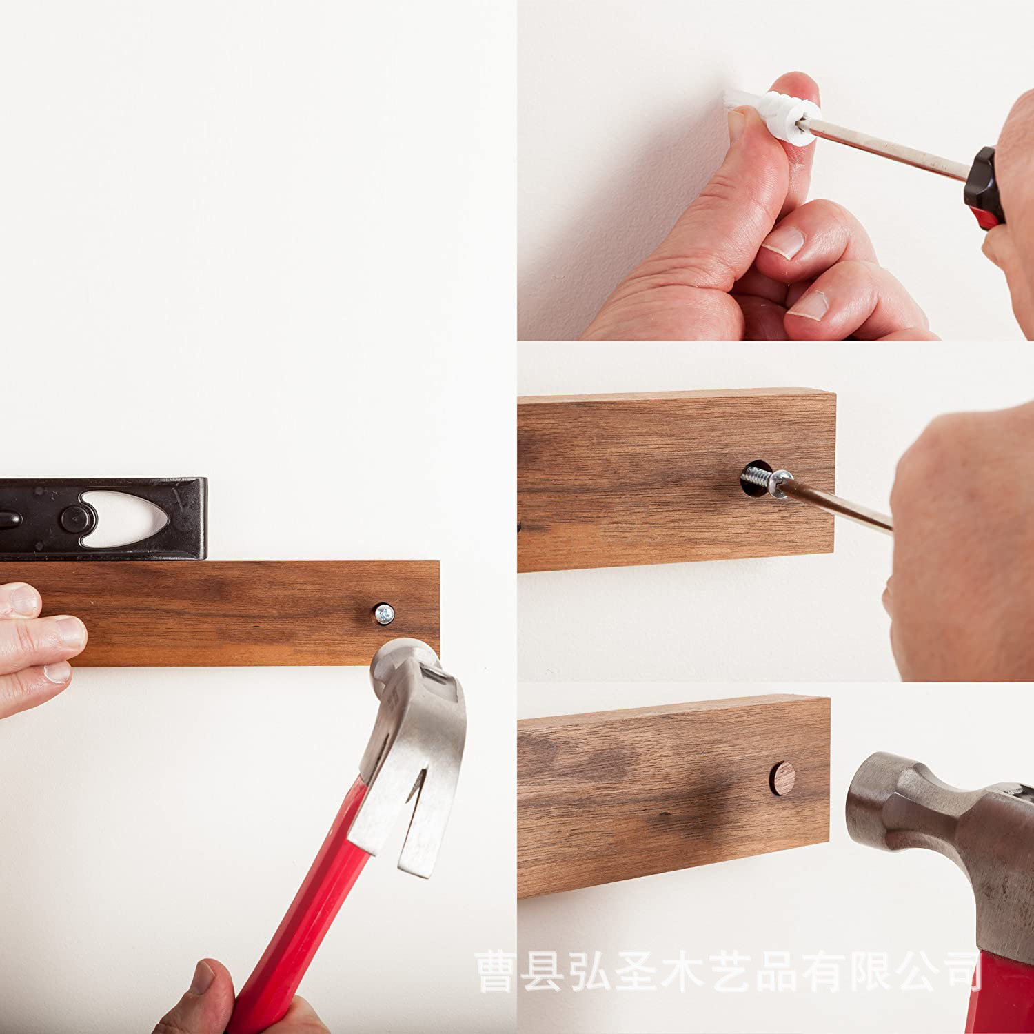 Fábrica al por mayor de madera magnética cuchillo titular montado en la pared extraíble cuchillo largo rack de almacenamiento de utensilios de cocina rack de almacenamiento