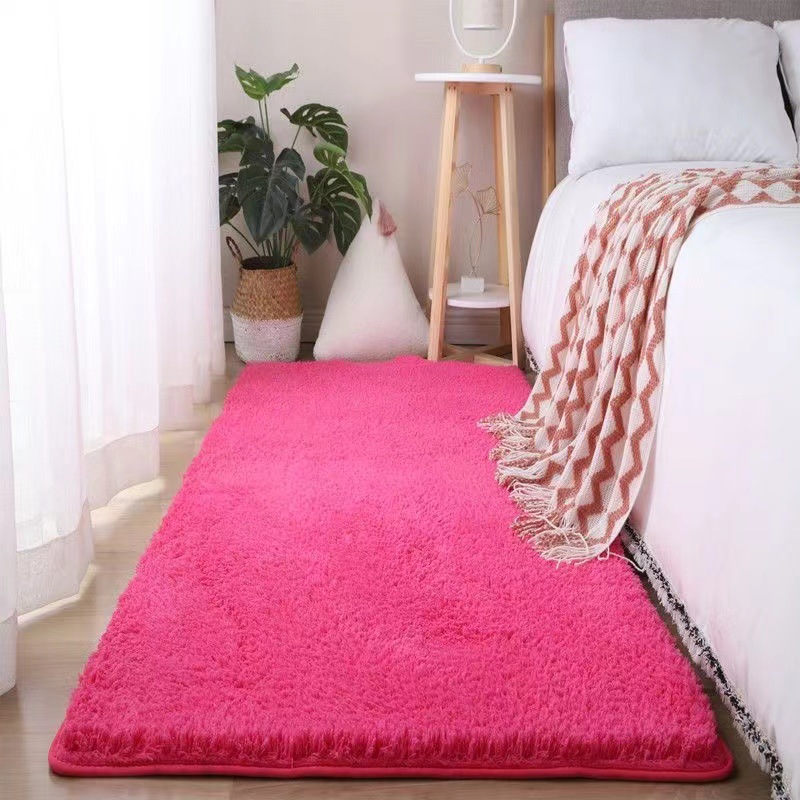 양고기 양털-로즈 파우더