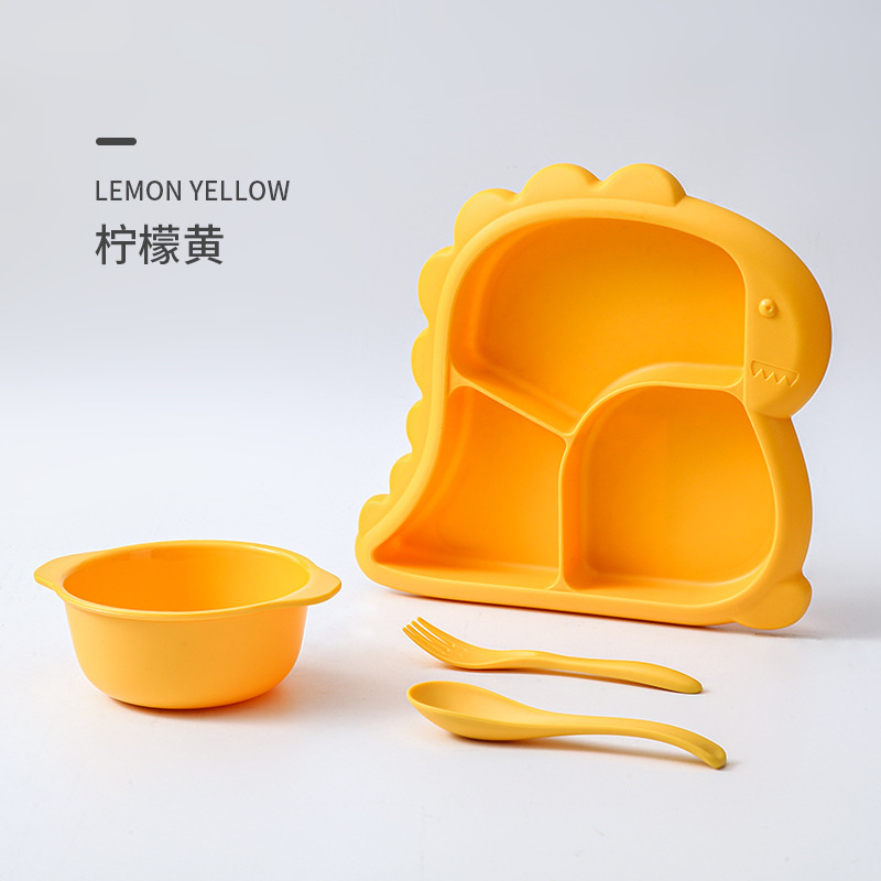 Juego de cuatro piezas de Amarillo limón