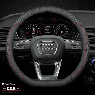 Steering wheel cover Mercedes-Benz steering wheel cover - d-shaped-ultra-thin-model-red-line-without-label-other